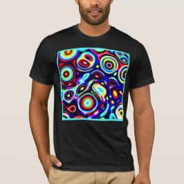 Vibrant Neon Pulse Mönster T Shirt