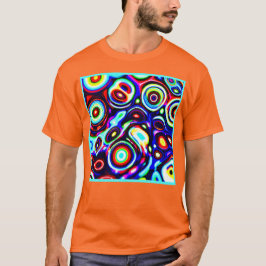 Vibrant Neon Pulse Mönster T Shirt