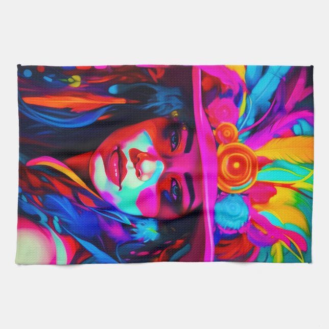 Vibrant Nuse Kökshandduk (Horisontell)
