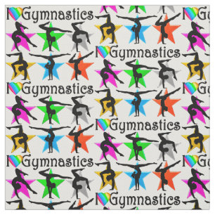 VIBRANT OCH FÄRG I KÄRLEK GYMNASTICS FABRIC TYG