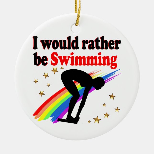 VIBRANT OCH FÄRG JAG SKULLE SNARARE BLI SVÅRA JULGRANSPRYDNAD KERAMIK (Framsidan)