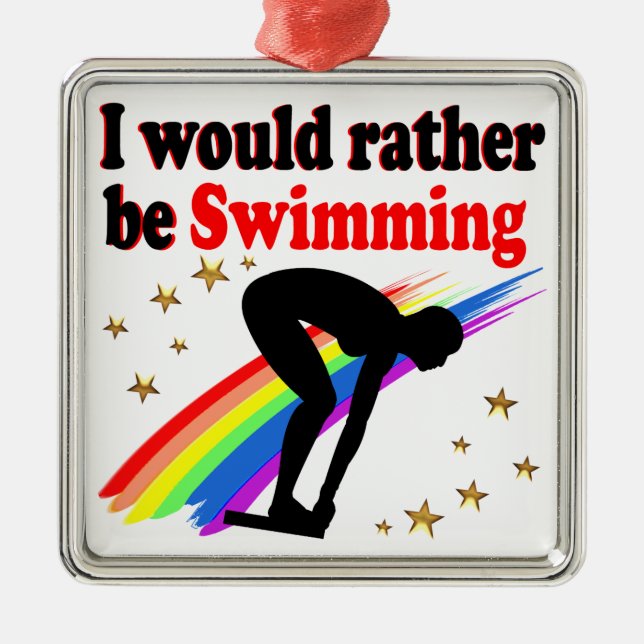 VIBRANT OCH FÄRG SKULLE JAG SNARARE VARA SVÄLJARE JULGRANSPRYDNAD METALL (Framsidan)