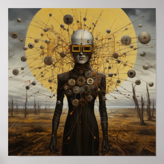 Vibrant och Mysterious V10 Art Poster - Ignorera d (Framsidan)