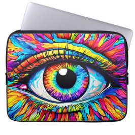 Vibrant Öga Art Laptop Fodral