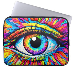 Vibrant Öga Art Laptop Fodral