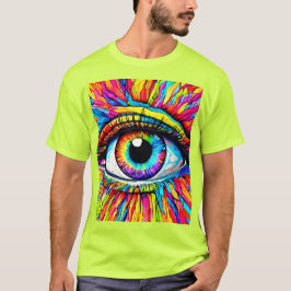 Vibrant Öga Art T Shirt