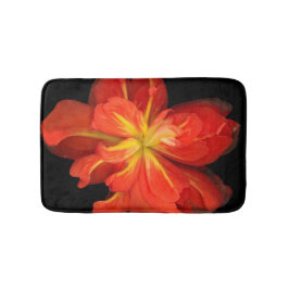 Vibrant Orange Begonia Macro Badrumsmatta