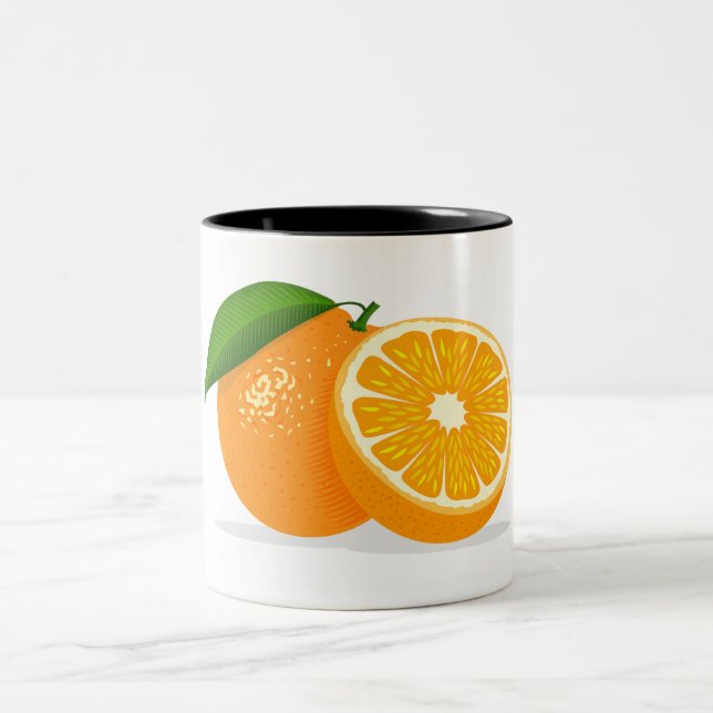 Vibrant Orange Mugg - Perfekt för Hett Drinks (Center)