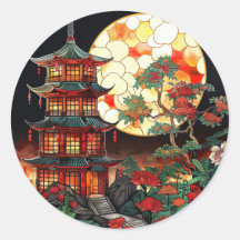 Vibrant Pagoda-lagrade glasartiklar