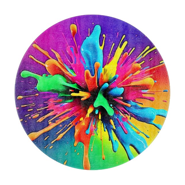 Vibrant Paint Burst Design (Framsidan)