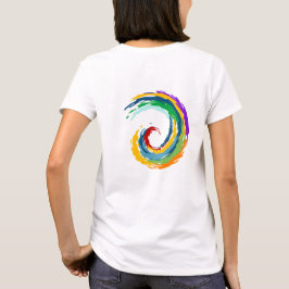 "Vibrant palett: Rund design för flera Färger" T Shirt