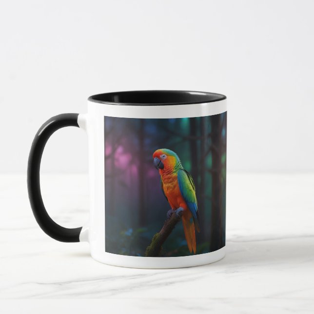 Vibrant Parrot Paradise Mugg (Vänster)