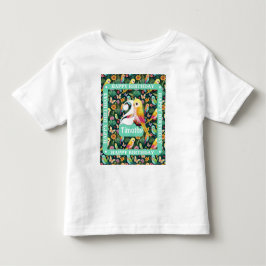 Vibrant Parrot Party: Tropiska skogsegendagen T Shirt