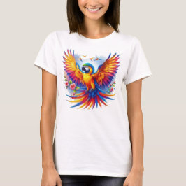 Vibrant Parrot Symphony T Shirt