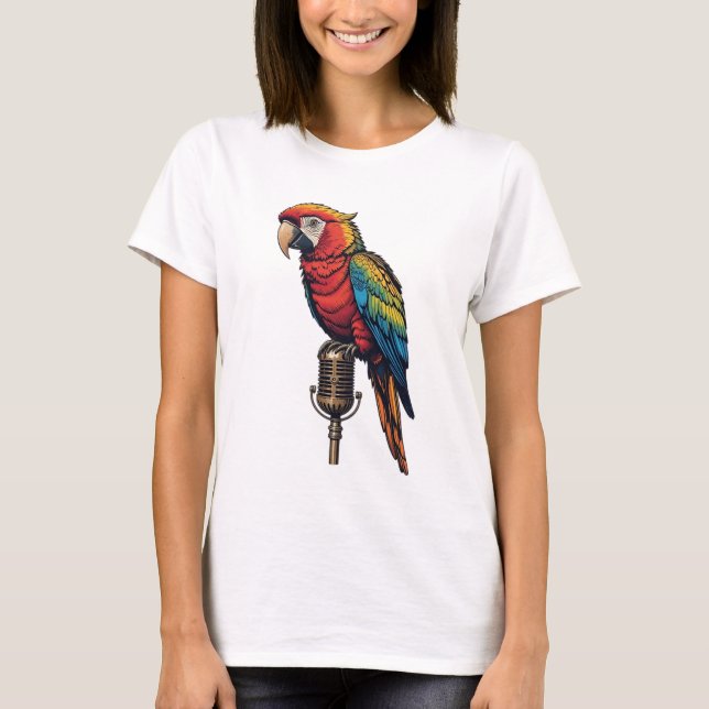 Vibrant Parrot t-shirt (Framsida)