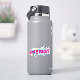 Vibrant Passion Typografi - Retro 90-tal Pop Art E Klistermärken
