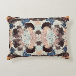 Vibrant Pastel Symmetry - Abstrakt Texturerad kons Prydnadskudde