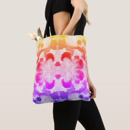 Vibrant Pastel Symmetry - Abstrakt Texturerad kons Tygkasse