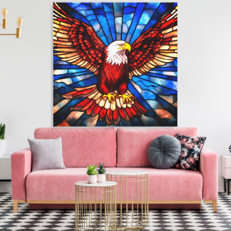 Vibrant Patriotic Wall Art Canvastryck
