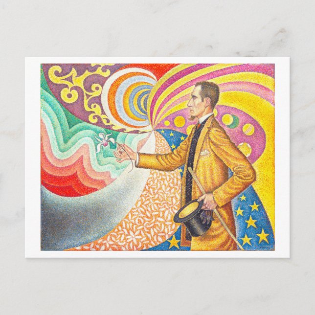 Vibrant Paul Signac Opus 217 Painting Postcard Vykort (Framsida)