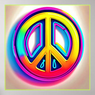 Vibrant Peace Artwork Poster