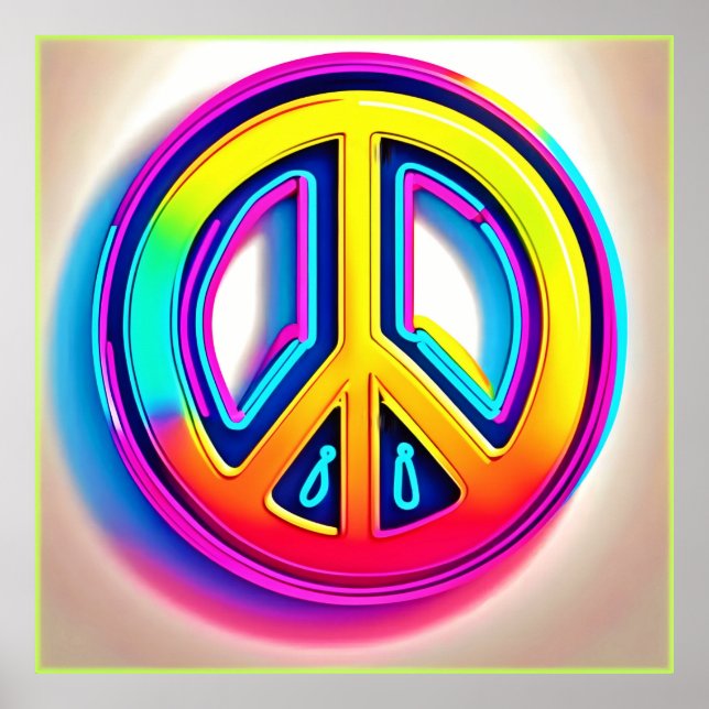 Vibrant Peace Artwork Poster (Framsidan)