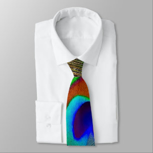Vibrant Peacock Feather Slips