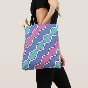 Vibrant Peaks ZigZag Tygkasse