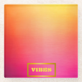 Vibrant Personlig Ombre Rosa och Gult