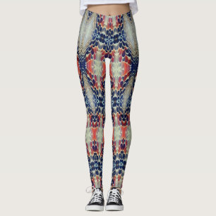 Vibrant Petal mönster efter Ratti_Kreativ_Arts Leggings
