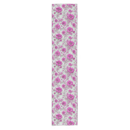 Vibrant Pink Floral Pattern With Magenta Flowers