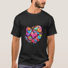 💖 🎨 Vibrant Pop Art Kärlek 💥 💌 T Shirt