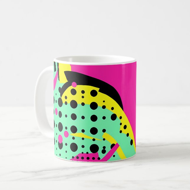 Vibrant Pop Art Mug Kaffemugg (Framsida vänster)
