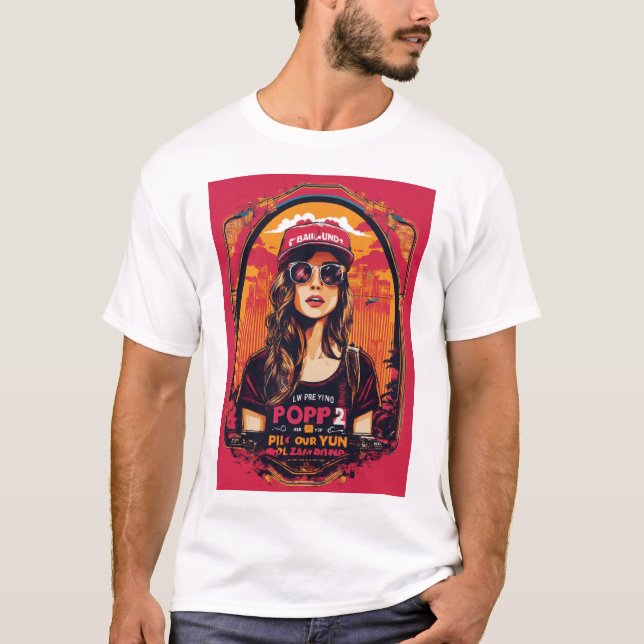 Vibrant pop Art-uttryck T-Shirt-samling T Shirt (Framsida)