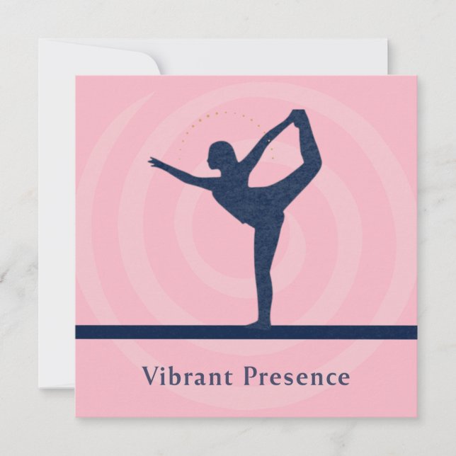 Vibrant Presence Art Card Julkort (Framsida)