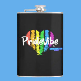 Vibrant PrideVibe Kopp: Bär stolthet med regnbåge Fickplunta