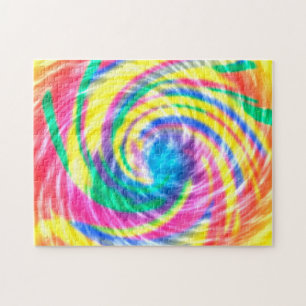 Vibrant Psykedeliskt färgämne Pussel