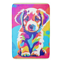 Vibrant Puppy Art