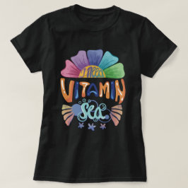 Vibrant Rainbow Hand-Lettering: Jag behöver vitami T Shirt