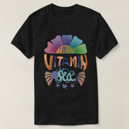 Vibrant Rainbow Hand-Lettering: Jag behöver vitami T Shirt