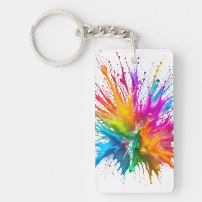 Vibrant Rainbow Paint Splatter Explosion (Framsidan)