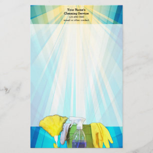 Vibrant Rays-Anpassningsbarna Städning service för Brevpapper