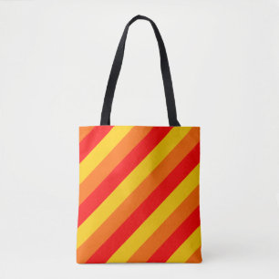 Vibrant Red and Gult Rand Tygkasse