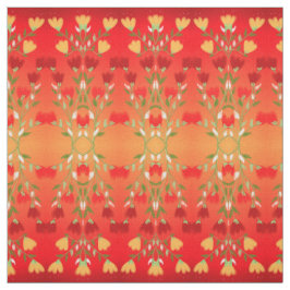 Vibrant Red Guld med Grönt Tyg