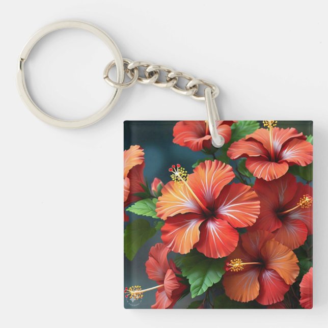 Vibrant Red Hibiscus Flowers-76894 (Framsidan)