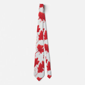 Vibrant Red Maple Löv Mönster Slips