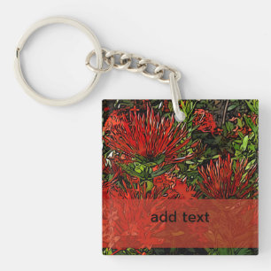 Vibrant Red Orange Firebush