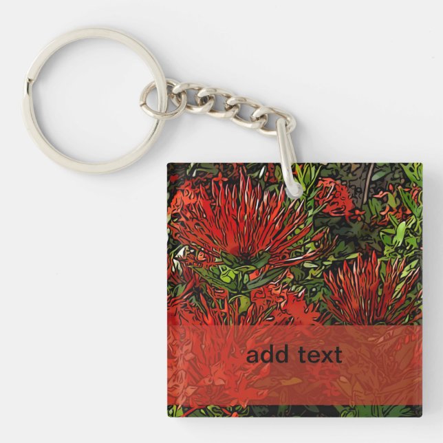 Vibrant Red Orange Firebush (Framsidan)