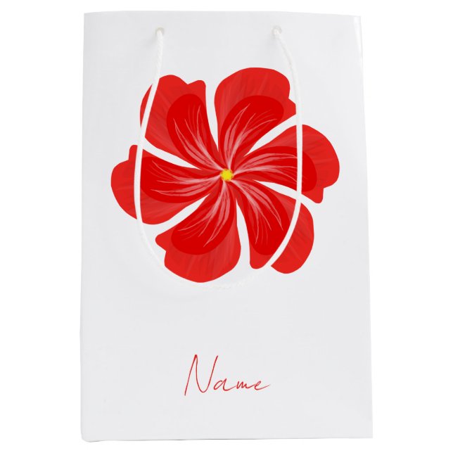Vibrant Red Petal Bloom - Minimalist Floral Art (Framsidan)