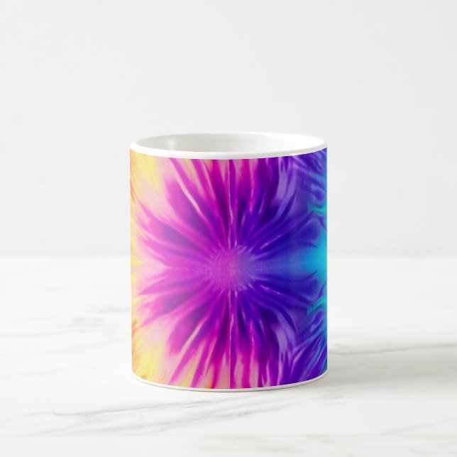 Vibrant regnbågsfärg kaffemugg (Center)